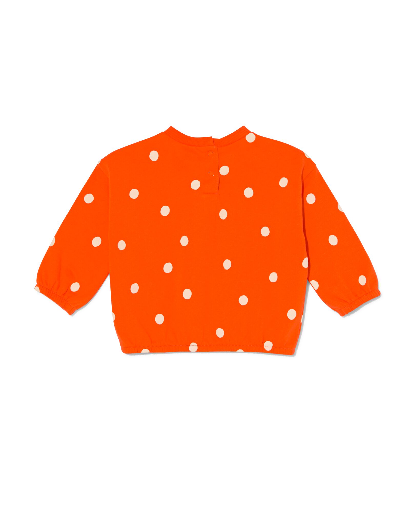 Baby-Sweatshirt, Punkte orange 98 - 33002457 - HEMA