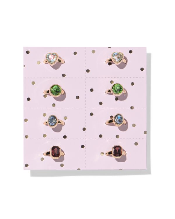 bagues enfant princesse - 8 pi&egrave;ces - 14250402 - HEMA