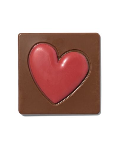 chocolade tablet hart  - 10350081 - HEMA