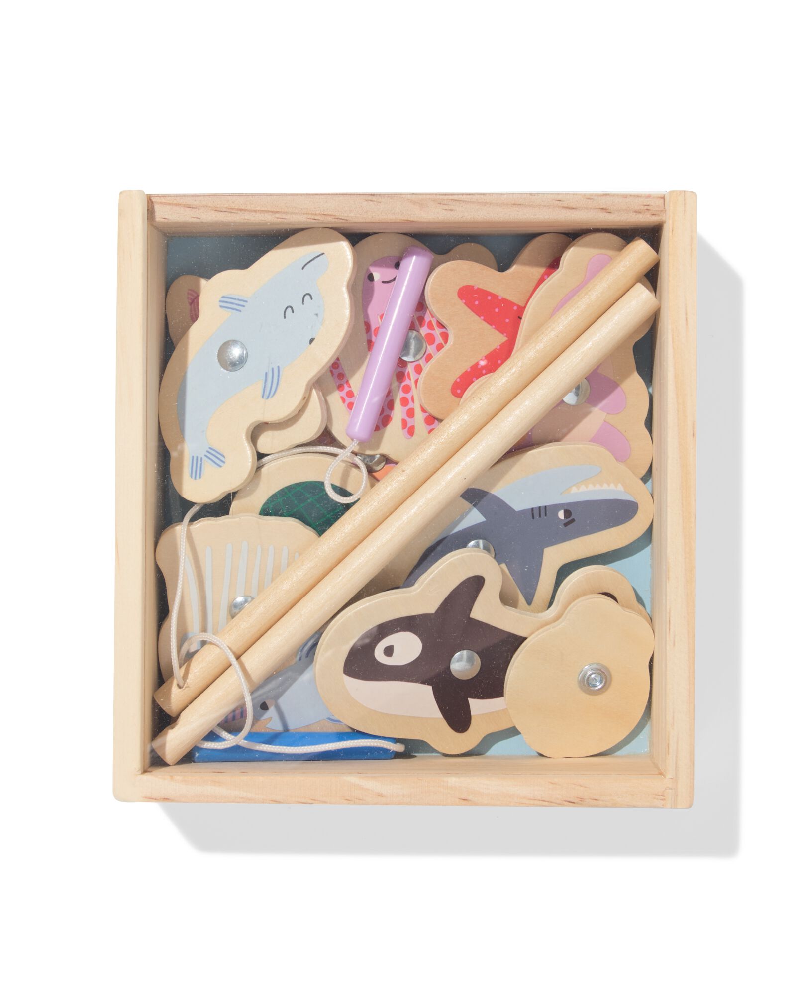 Magnetisches Angelspiel 17 &times; 5 &times; 16 cm, Meerestiere  - 15100220 - HEMA