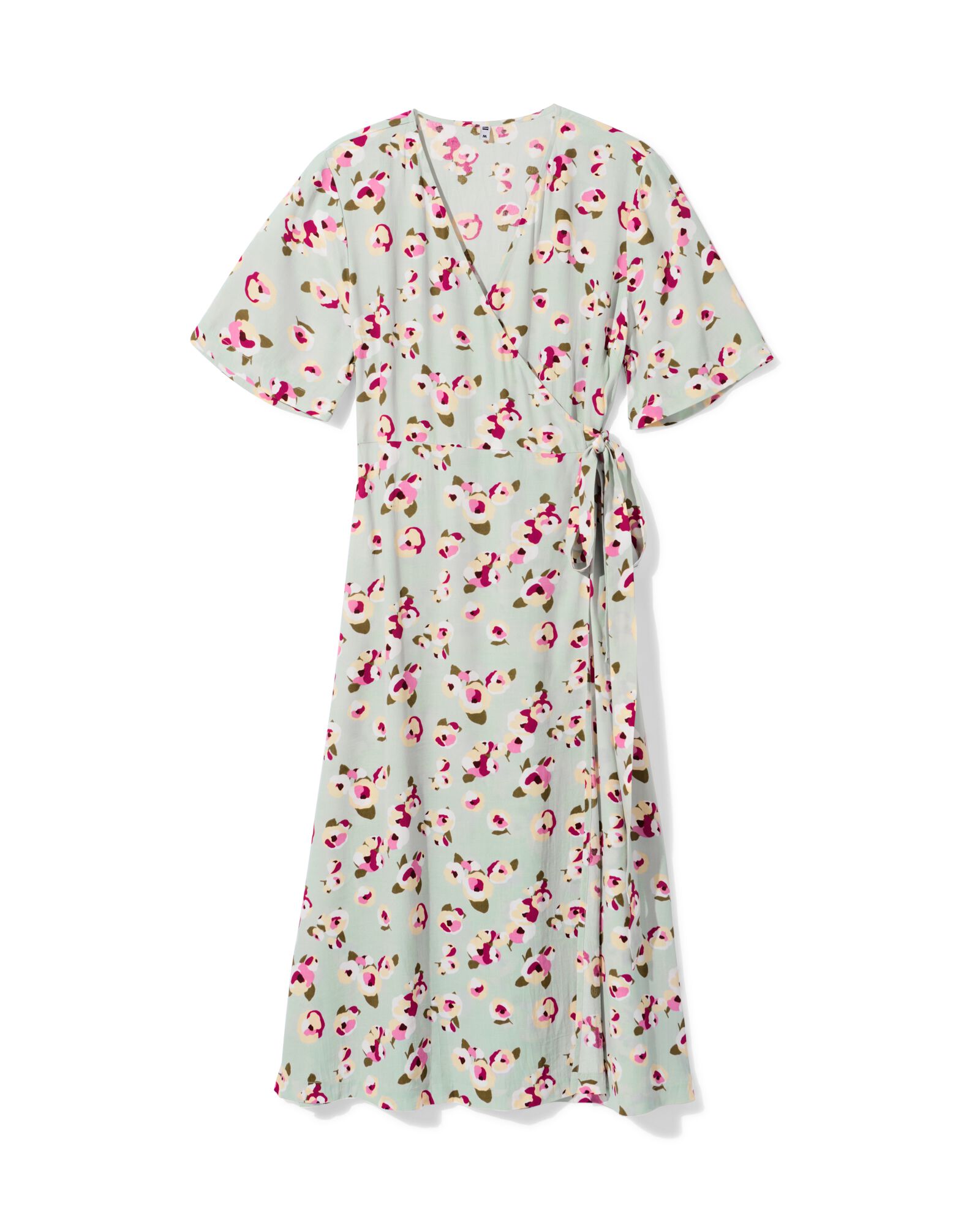 robe femme Delilah coupe trap&egrave;ze fleurs vert clair vert clair - 36202680LIGHTGREEN - HEMA