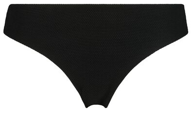 dames bikinibroekje - structuur zwart - 1000022865 - HEMA