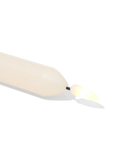 bougie longue led ⌀2,3x29 cm ivoire - 13550138 - HEMA