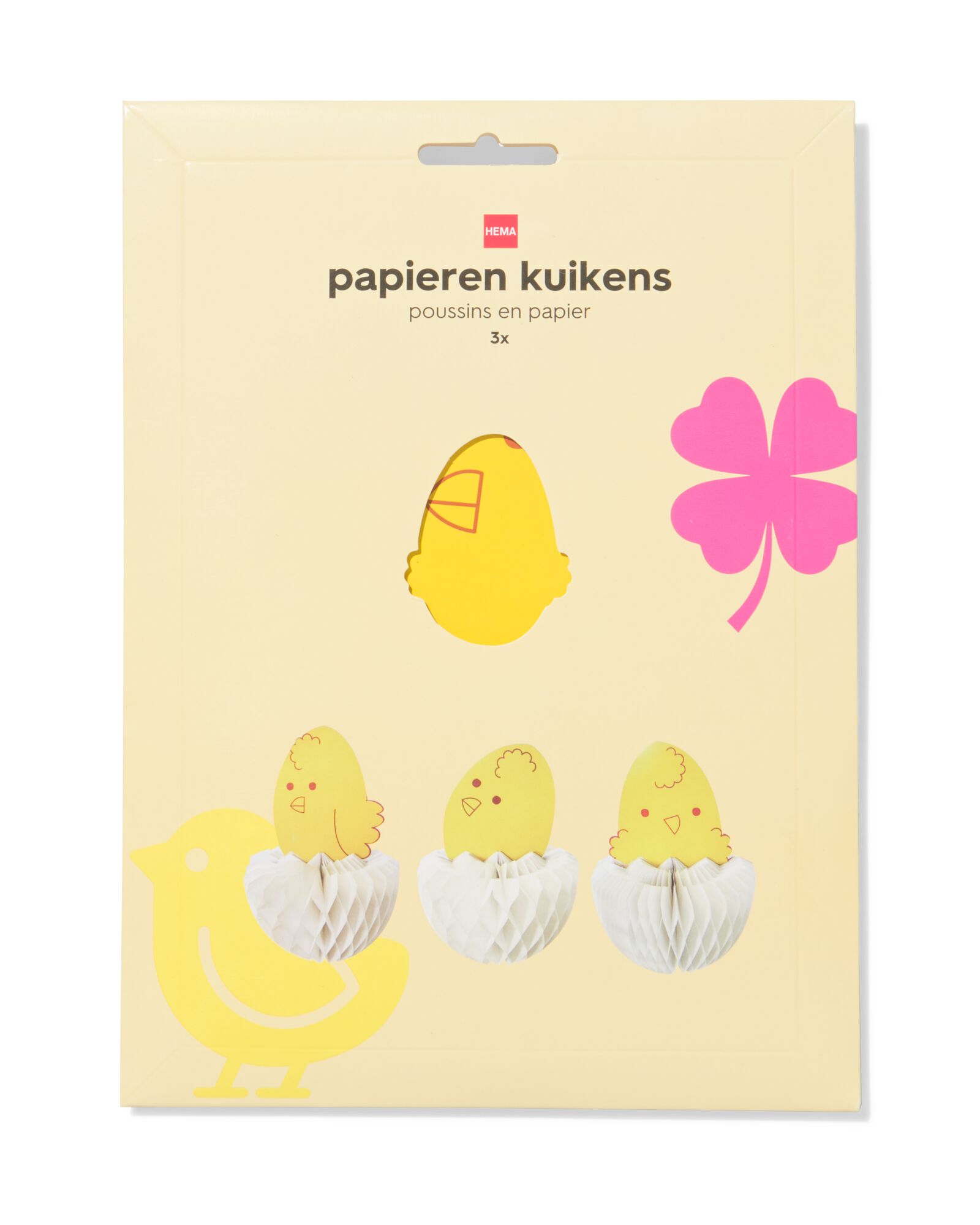 Tischdekoration K&uuml;ken Honigwabe 24 x 17,5 cm - 3 St&uuml;ck - 25800096 - HEMA