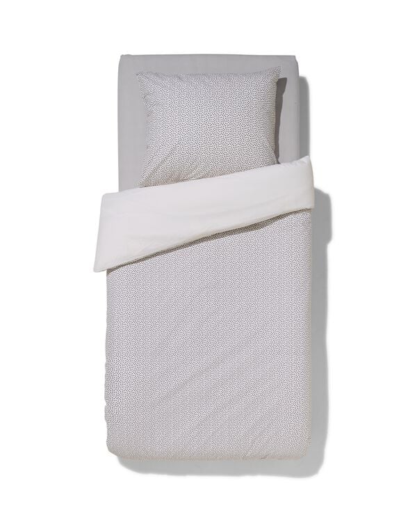 dekbedovertrek zacht katoen 240x220 kleine stip - 5790157 - HEMA