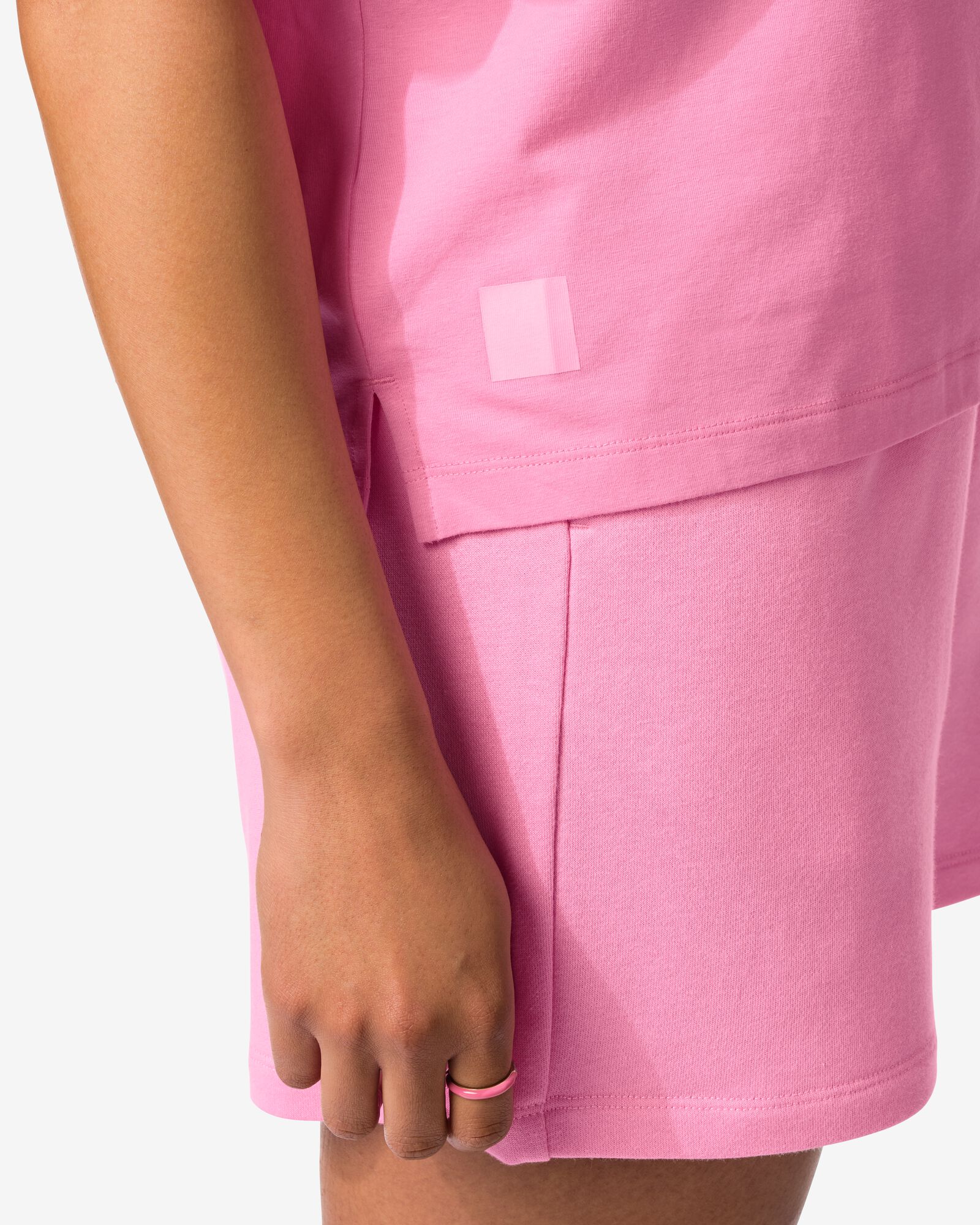 t-shirt femme boxy fit rose rose - 36000388PINK - HEMA