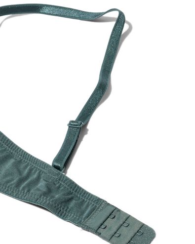 soutien-gorge préformé avec dentelle avec armatures vert 75C - 21810351 - HEMA