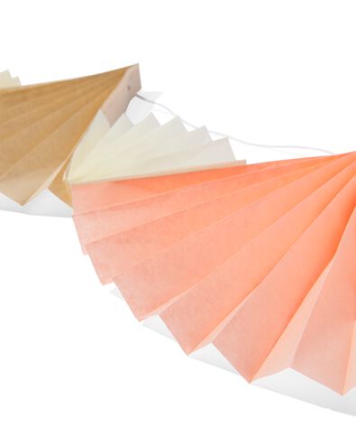 guirlande papier &eacute;ventails pastel 6 m - 14250261 - HEMA