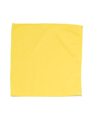 chiffon pour vitres microfibre 40x40 jaune - 20510136 - HEMA
