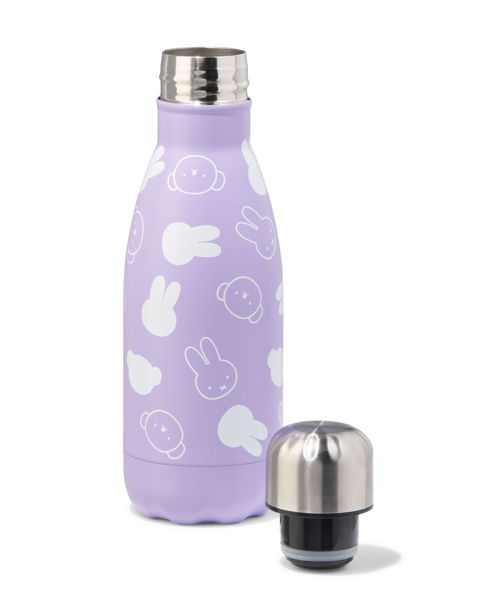 nijntje isoleerfles 260ml rvs - 60410361 - HEMA