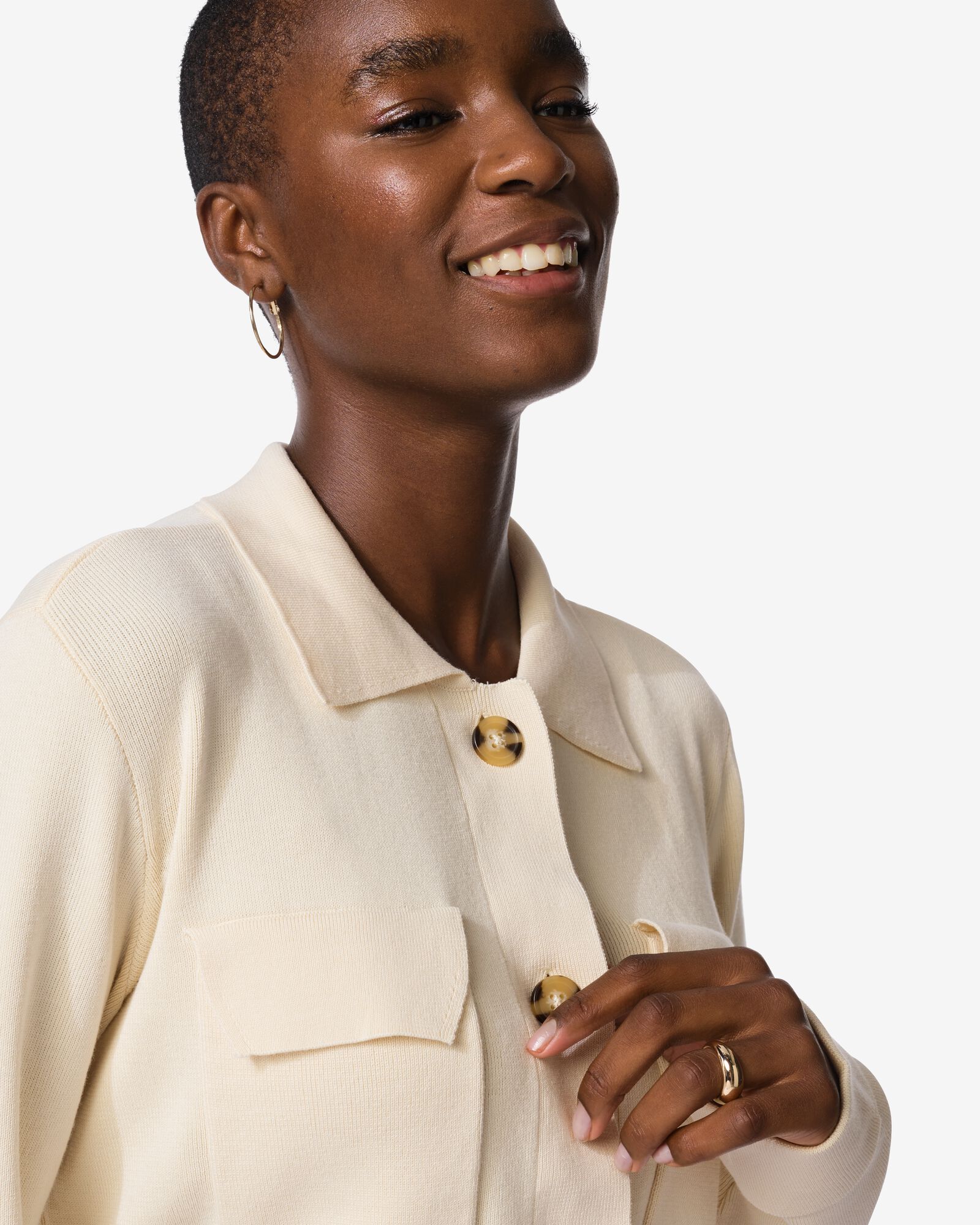 gilet Ivory femme blanc cass&eacute; - 36202660OFFWHITE - HEMA