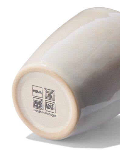 mug 240 ml Porto émail réactif blanc - 9602309 - HEMA