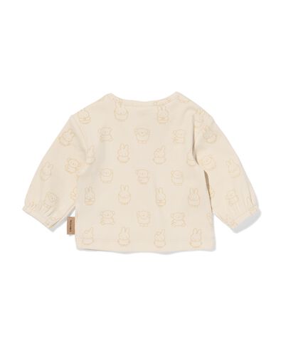 nijntje newborn T-shirt rib &eacute;cru &eacute;cru - 33440720ECRU - HEMA