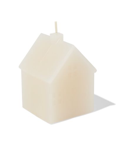 Formkerze Haus, 6 &times; 5,9 &times; 8,4 cm, wei&szlig; - 25100225 - HEMA