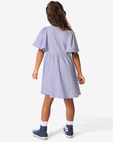 Kinderkleid gerippt violett - 30812903PURPLE - HEMA