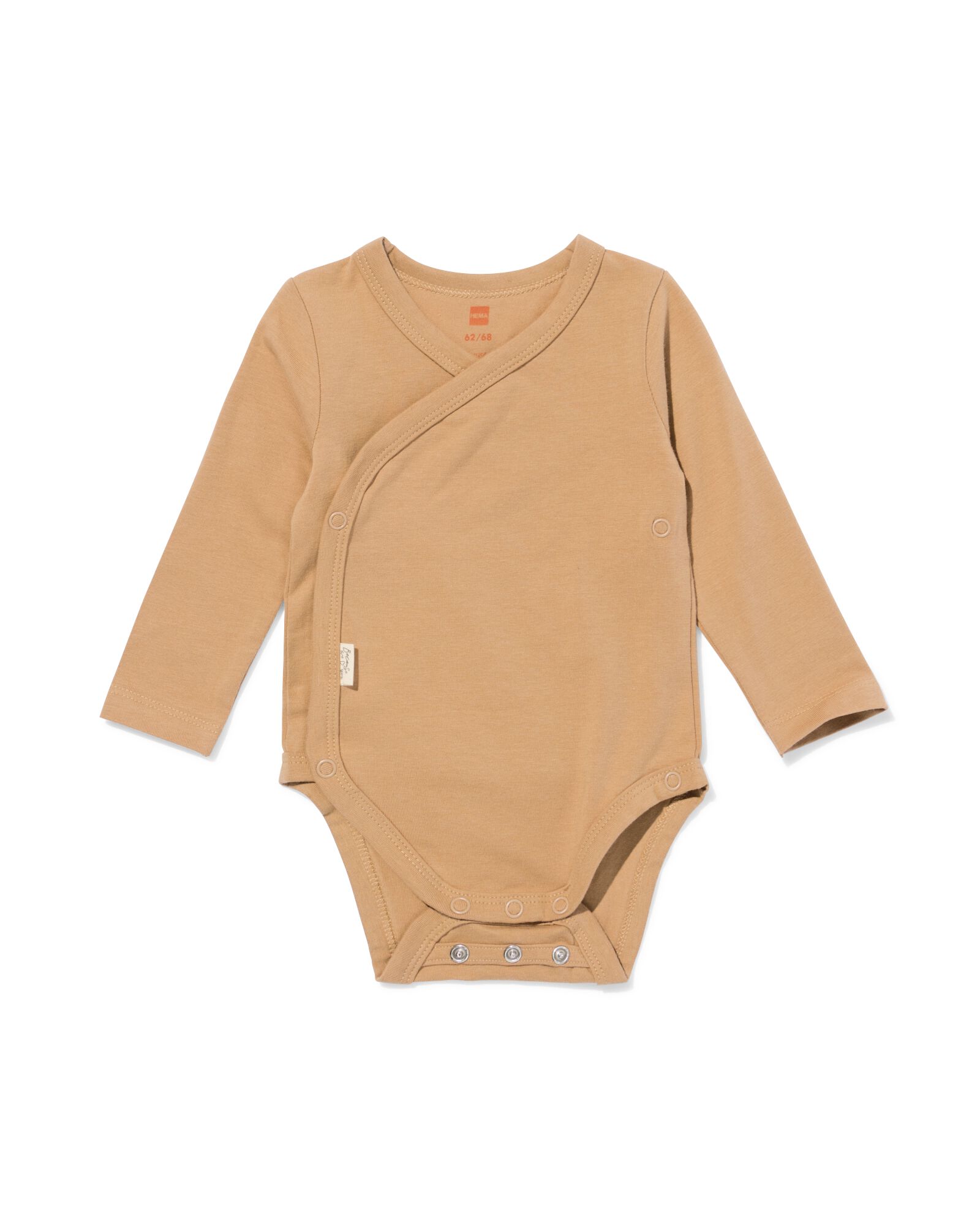 Mitwachsender Newborn-Wickelstrampler braun braun - 33439820BROWN - HEMA