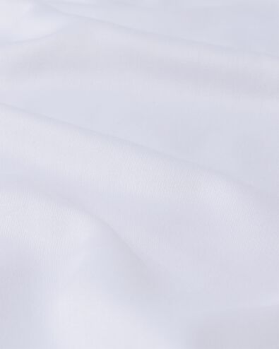 drap-housse pour surmatelas coton satiné 160x200 blanc - 5180116 - HEMA