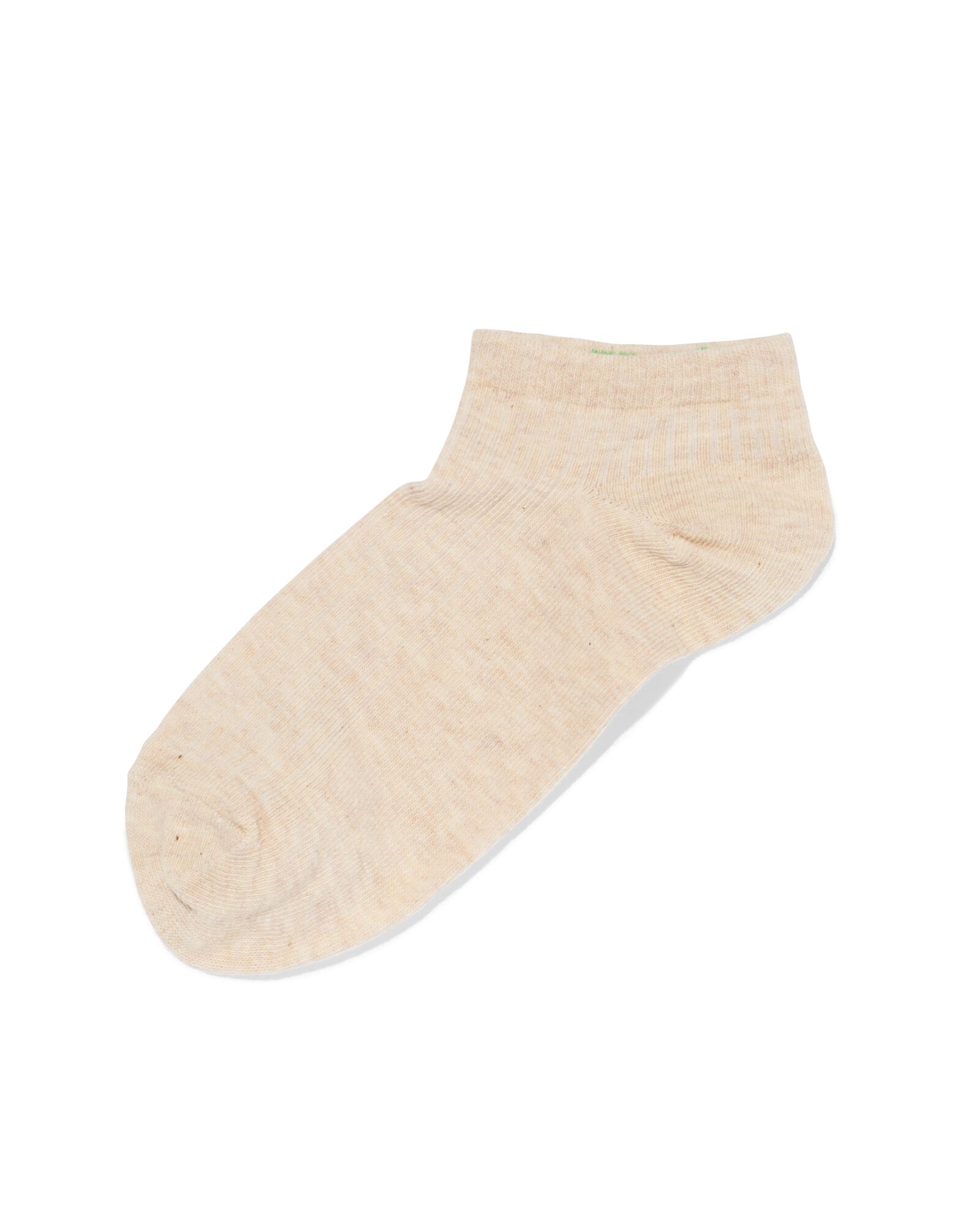 Damen-Kurzsocken gerippt beige beige - 4280950BEIGE - HEMA