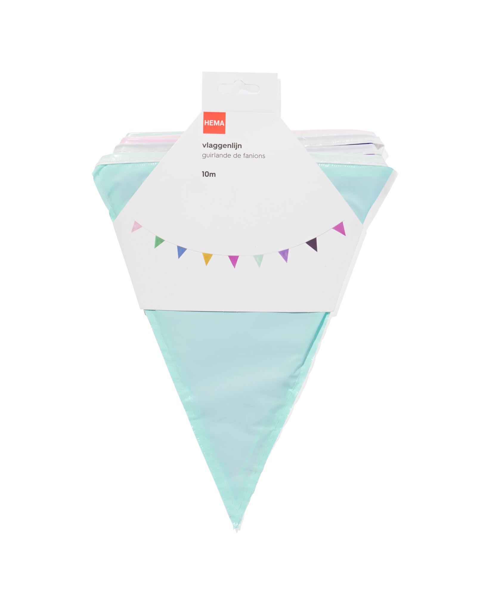 vlaggenlijn meerkleurig 10m - 14250141 - HEMA