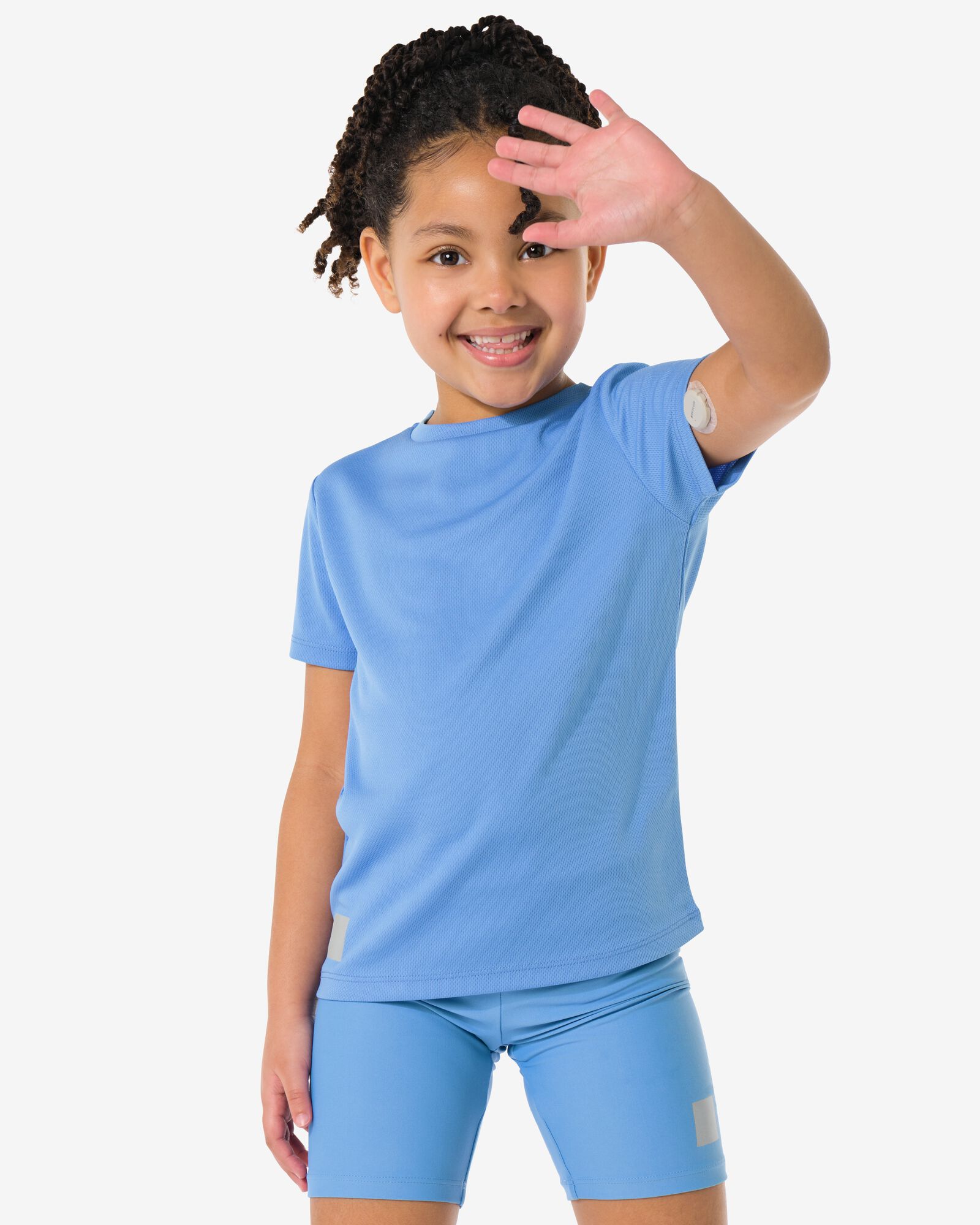 t-shirt de sport enfant bleu bleu - 30600054BLUE - HEMA