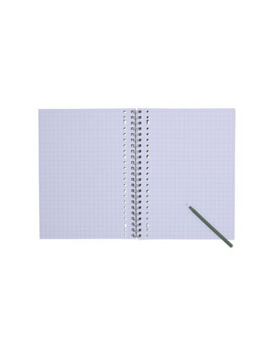cahiers kraft A4 quadrill&eacute;s 10 mm - lot de 3 - 14120271 - HEMA