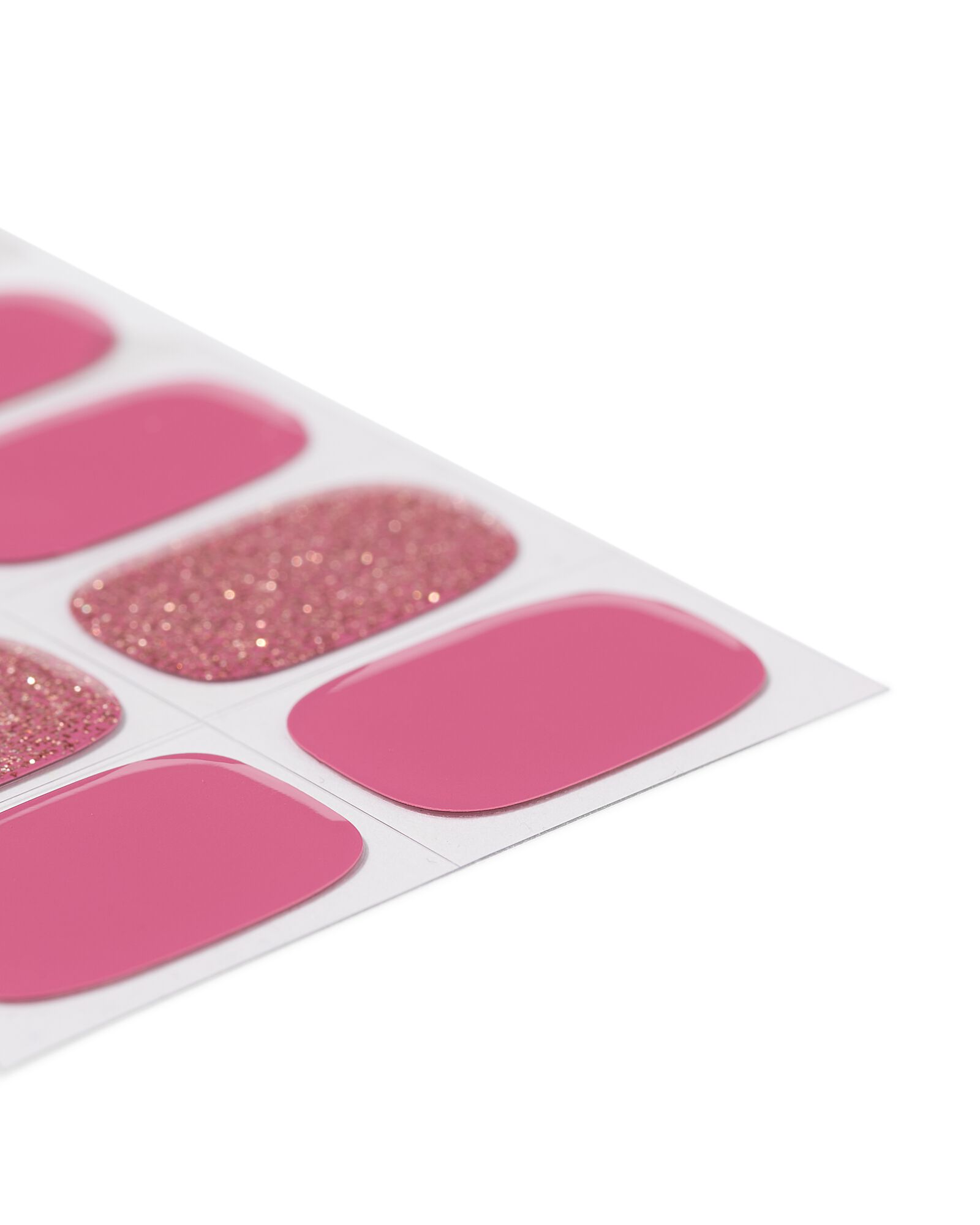 gellak nagelstickers roze - 16 stuks - 11249076 - HEMA