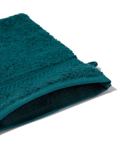 gant de toilette - qualit&eacute; &eacute;paisse - vert fonc&eacute; - 5220016 - HEMA