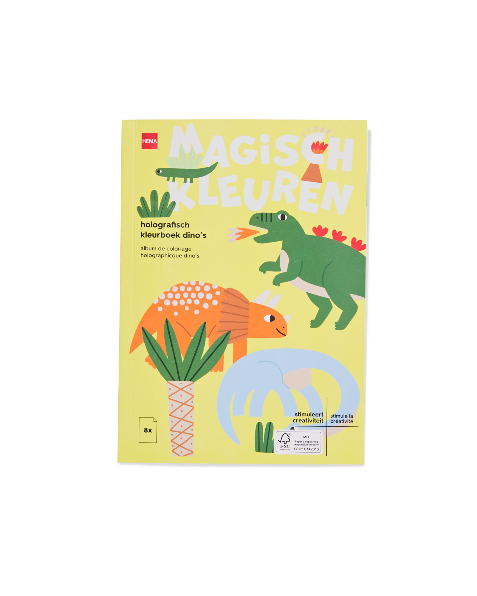 kleurboek A5 dino's - 15900286 - HEMA