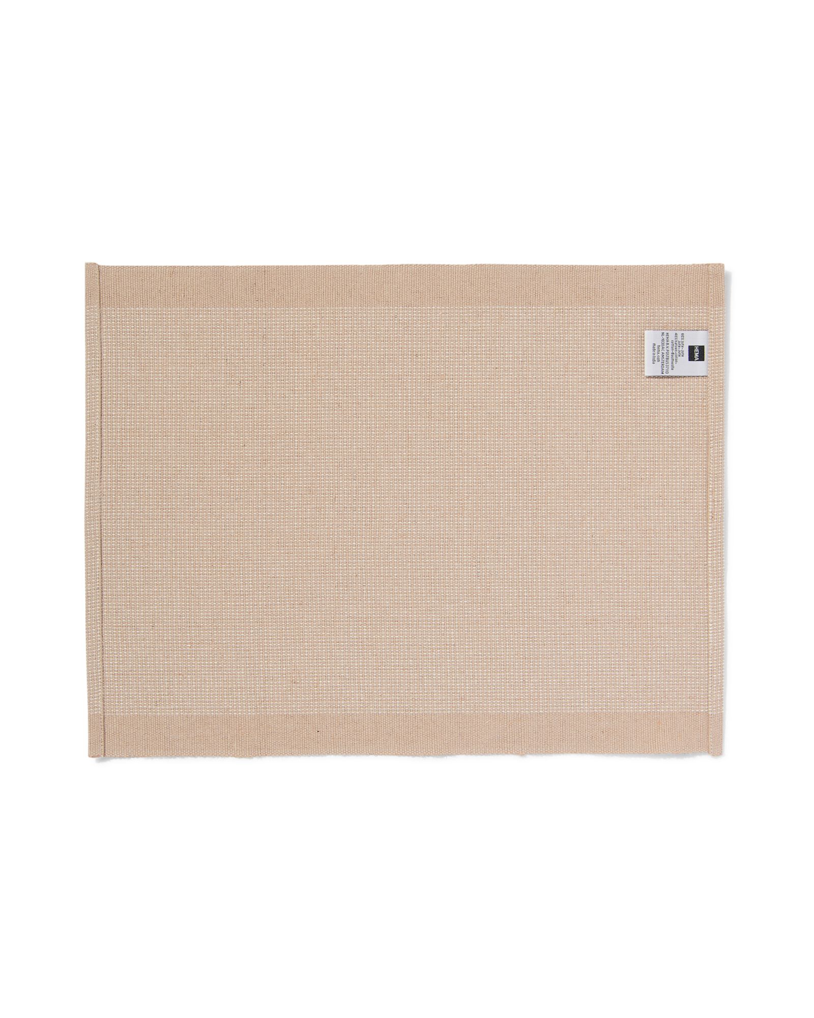 2er-Pack Tischsets, mit Jute, 35 x 45 cm, beige mit Streifen - 5330280 - HEMA