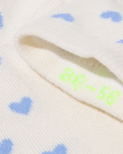 dames enkelsokken hartjes - 5 paar beige beige - 4280825BEIGE - HEMA