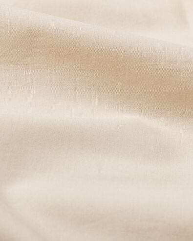 hoeslaken 160x200cm katoen percal greige - 5190232 - HEMA