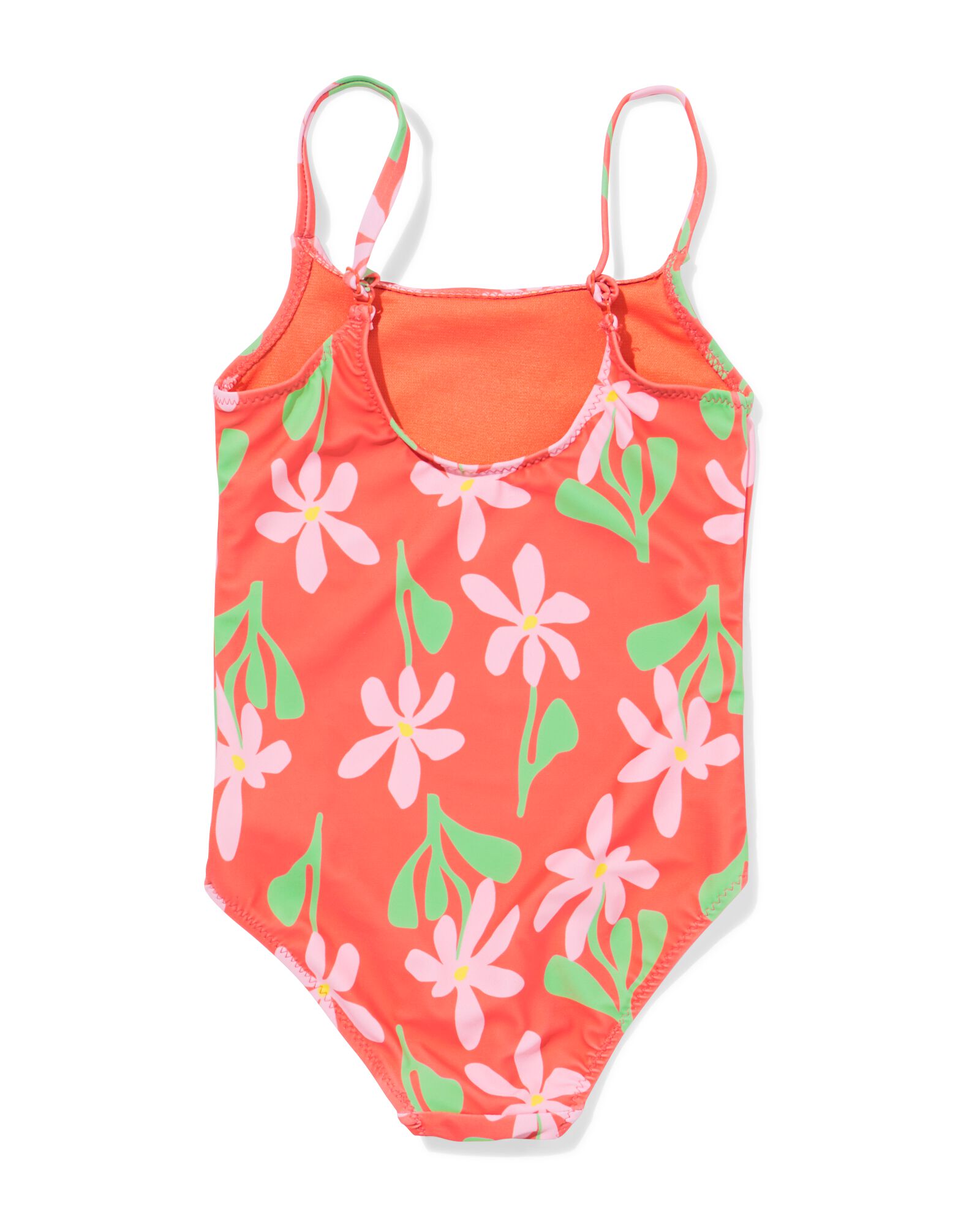 maillot de bain enfant fleurs corail corail - 22250330CORAL - HEMA