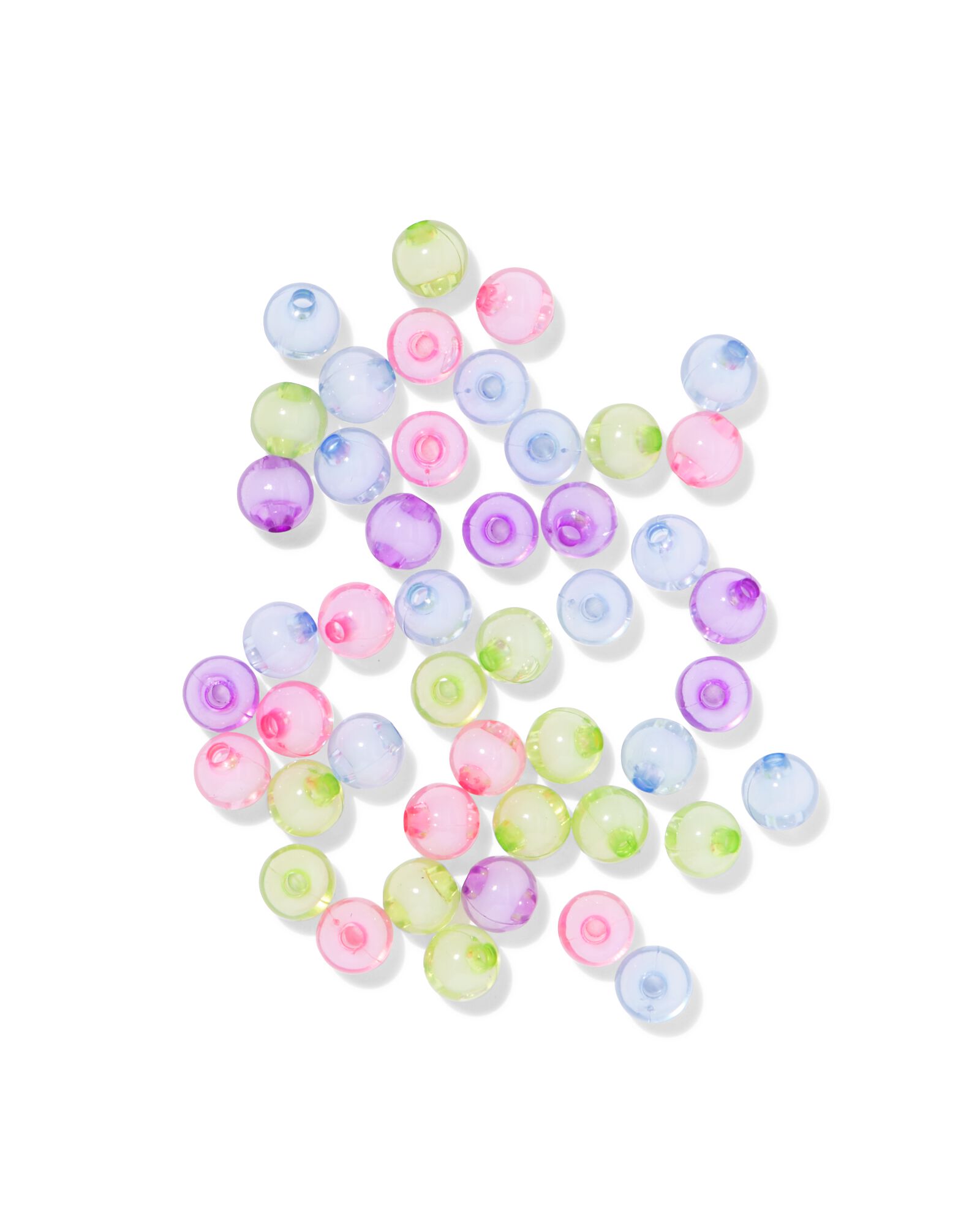 Schachtel mit Perlen, rund, bunt - 15900551 - HEMA