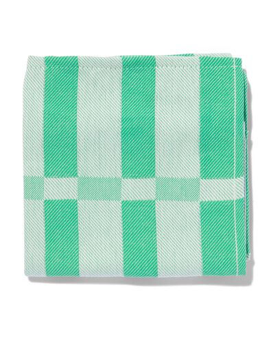 torchon 65x65 coton vert - 5450036 - HEMA
