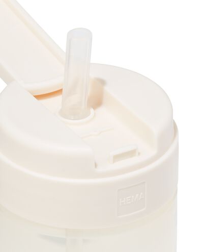 gobelet d'&eacute;cole avec paille 300 ml beige - 80650201 - HEMA