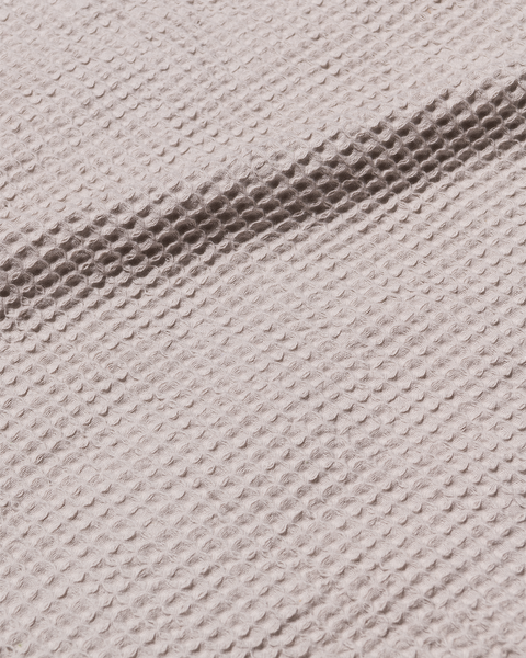 couvre-lit gaufré gris gris - 1000024517 - HEMA
