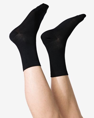 herensokken wol zwart - 4120420BLACK - HEMA