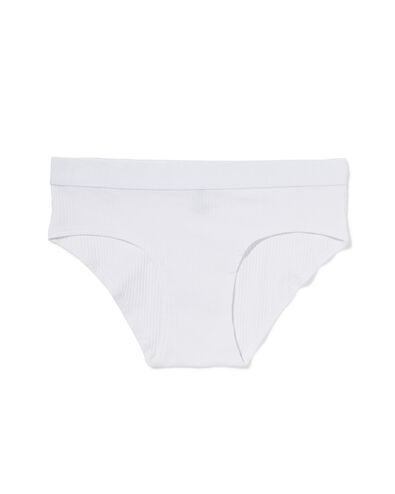 culotte hipster femme en coton blanc blanc - 21900150WHITE - HEMA