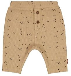 pantalon nouveau-né gaufré sable sable - 1000028151 - HEMA