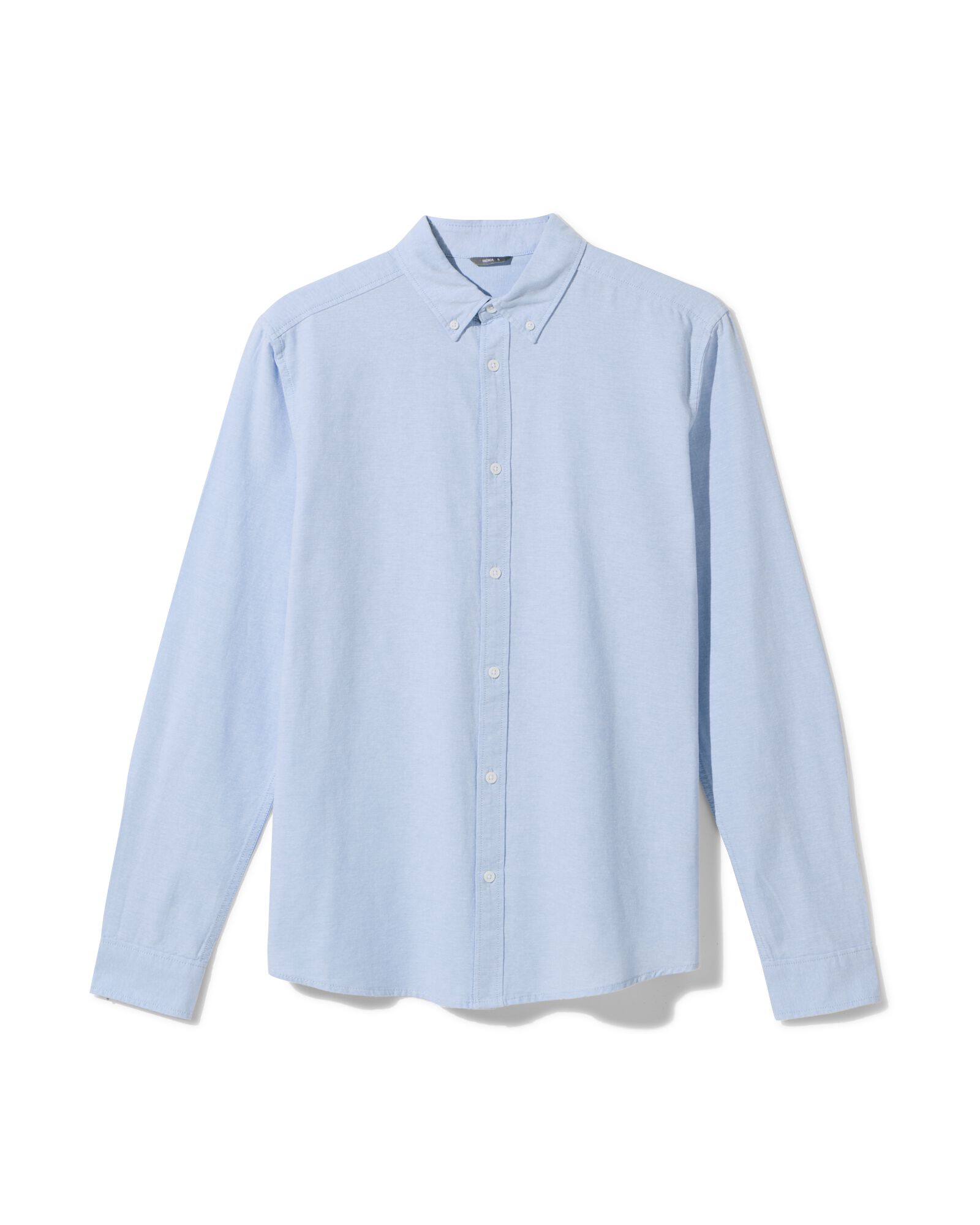 herenoverhemd  blauw - 2103240BLUE - HEMA