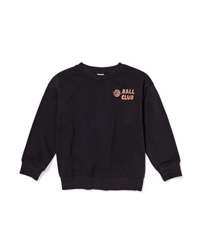 sweat-shirt enfant "ball club" noir - 30703324BLACK - HEMA