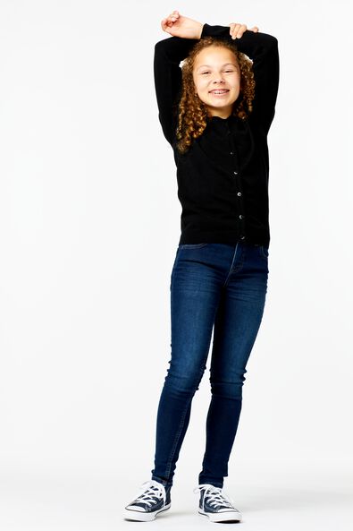 Kinder-Cardigan schwarz schwarz - 1000020542 - HEMA