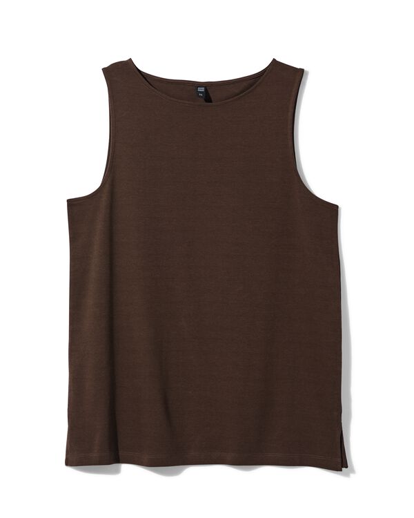 d&eacute;bardeur femme Noah jersey marron fonc&eacute; marron fonc&eacute; - 36208860DARKBROWN - HEMA