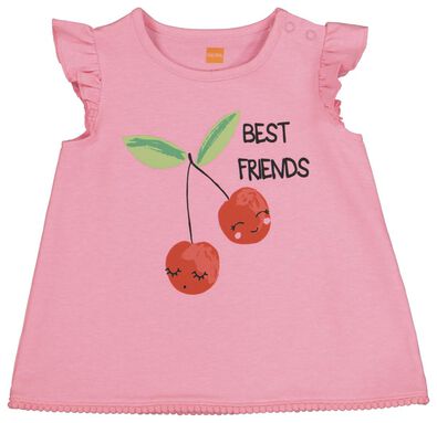 t-shirt bébé et short rose rose - 1000019190 - HEMA