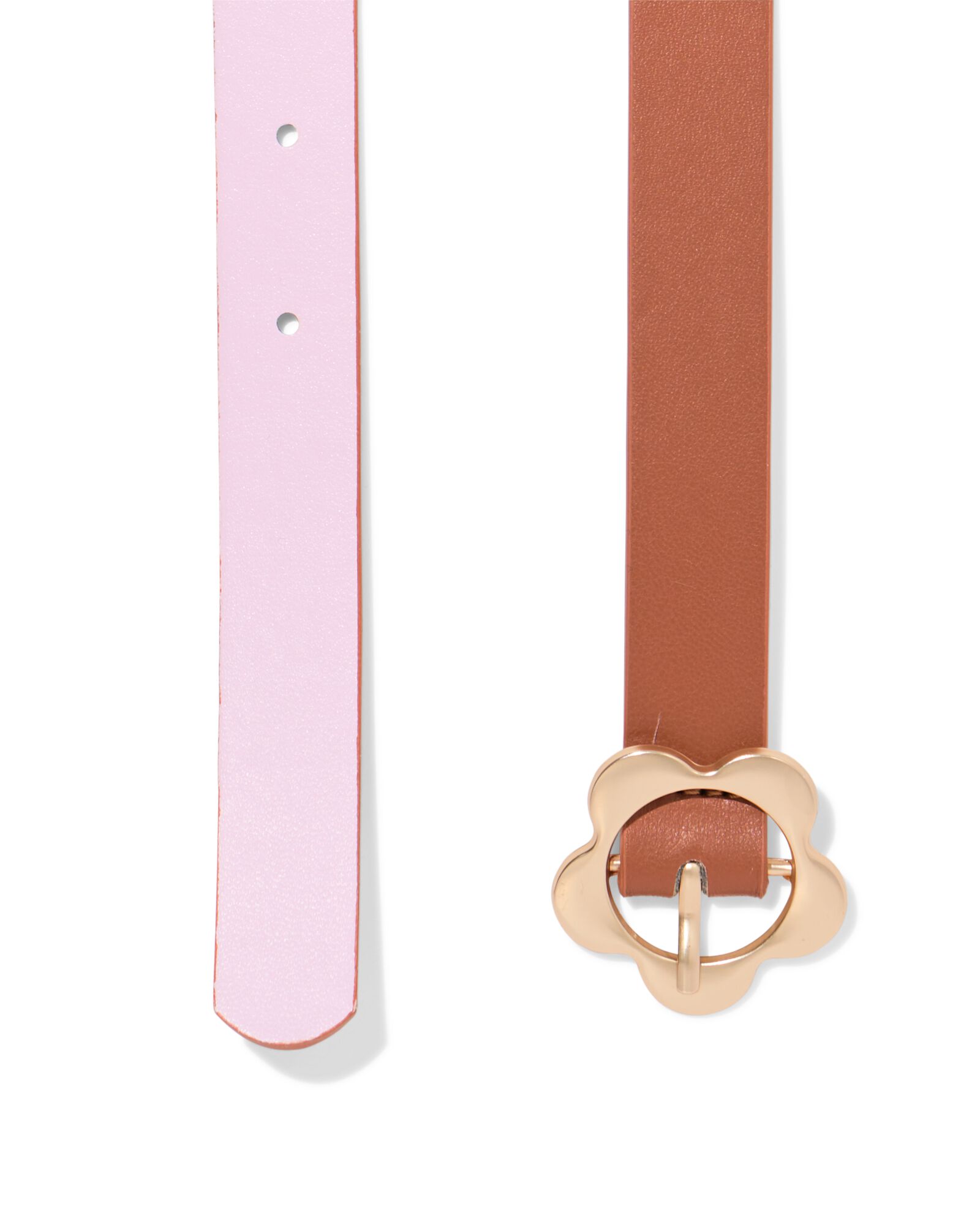 Kinderg&uuml;rtel 2 cm, Blumenschnalle karamell karamell - 18460075CAMEL - HEMA