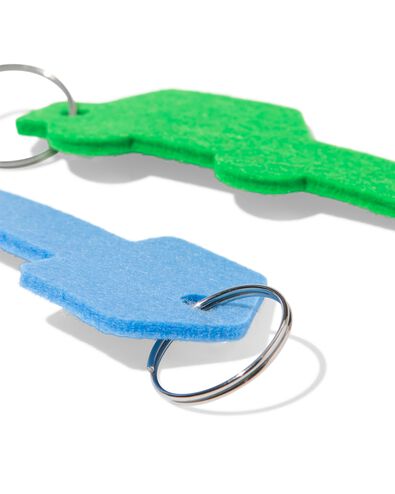 porte-cl&eacute;s feutre - 6 pi&egrave;ces - 81000009 - HEMA