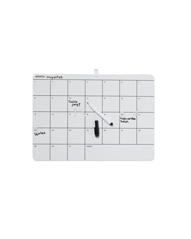 whiteboard 28x39 maandplanner - 14100615 - HEMA