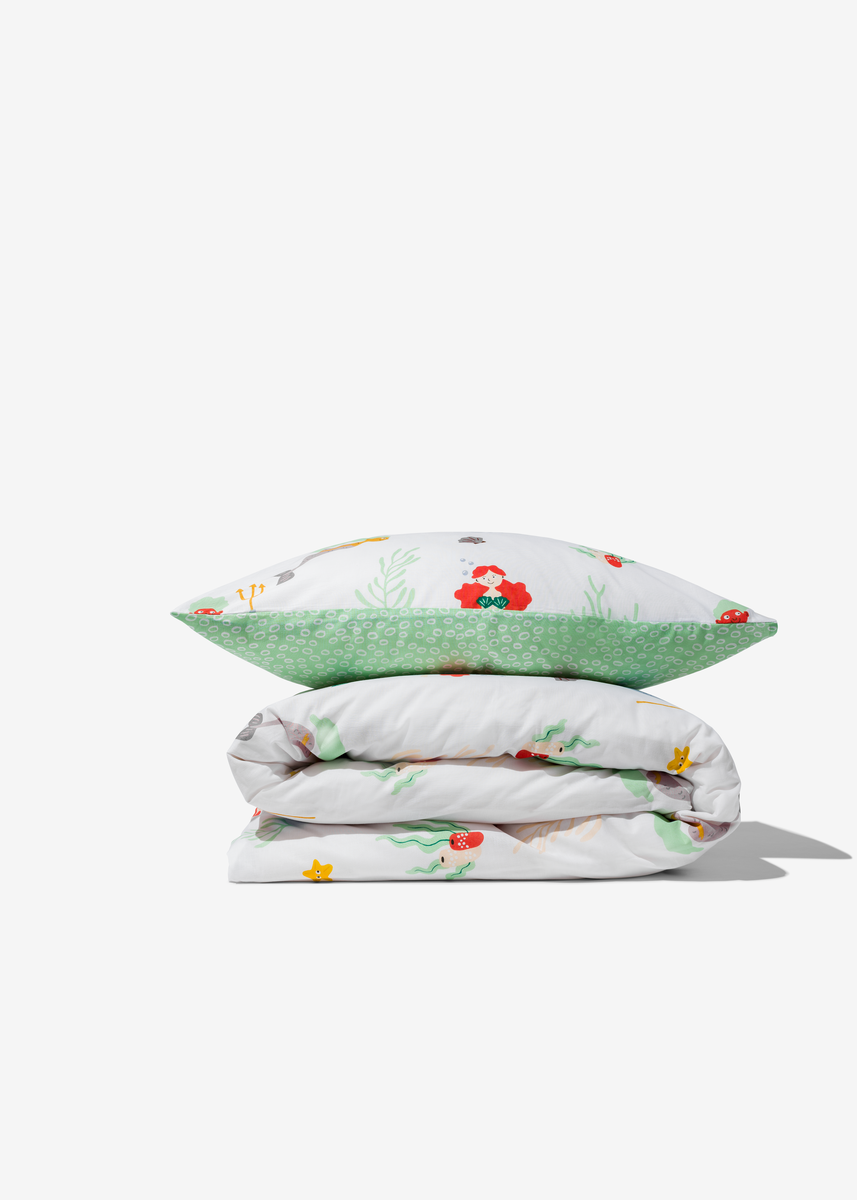 Kinder-Bettwäsche, 140 x 200 cm, Soft Cotton, Meerjungfrauen - 5760060 - HEMA