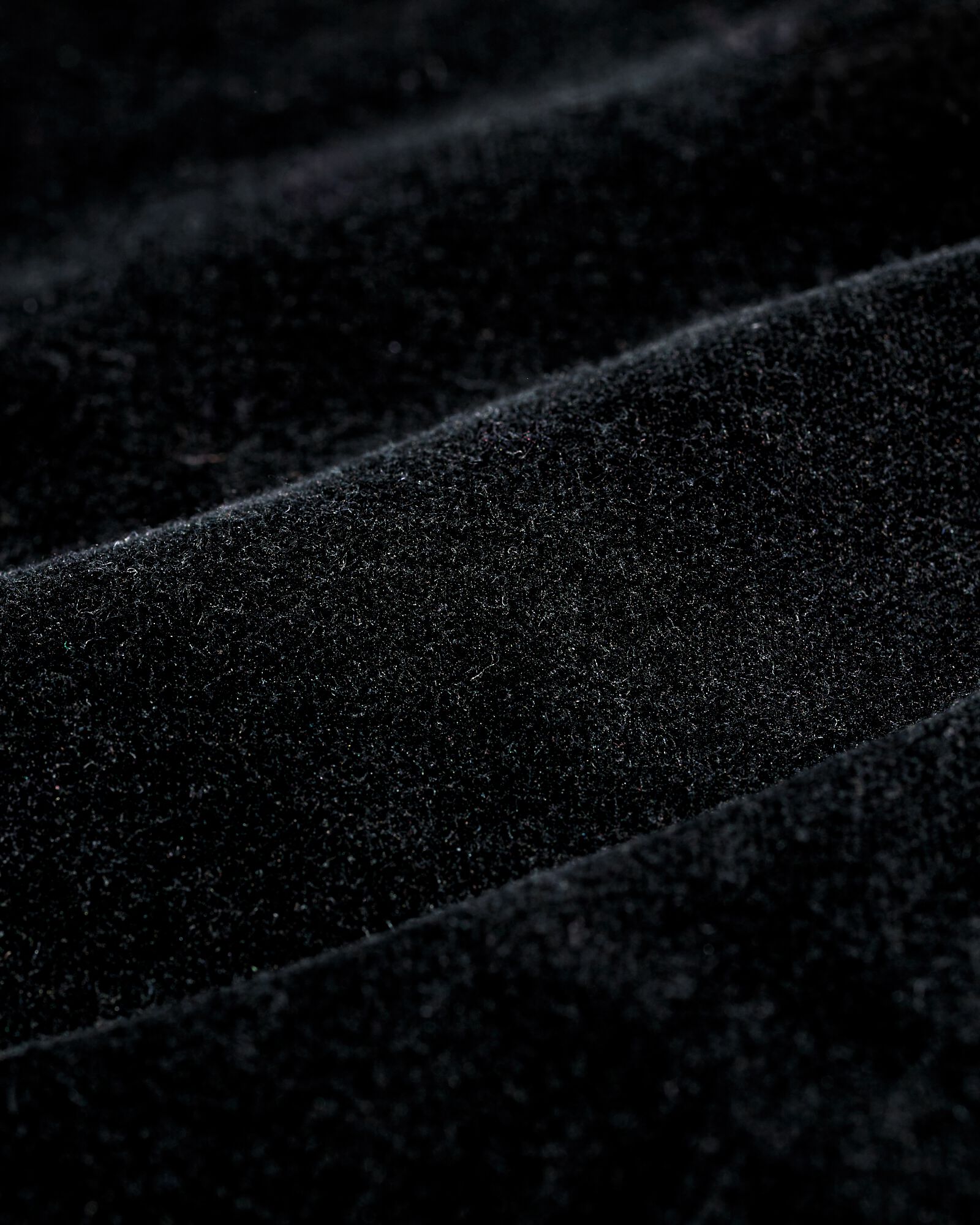 kindergilet velvet zwart zwart - 30706601BLACK - HEMA