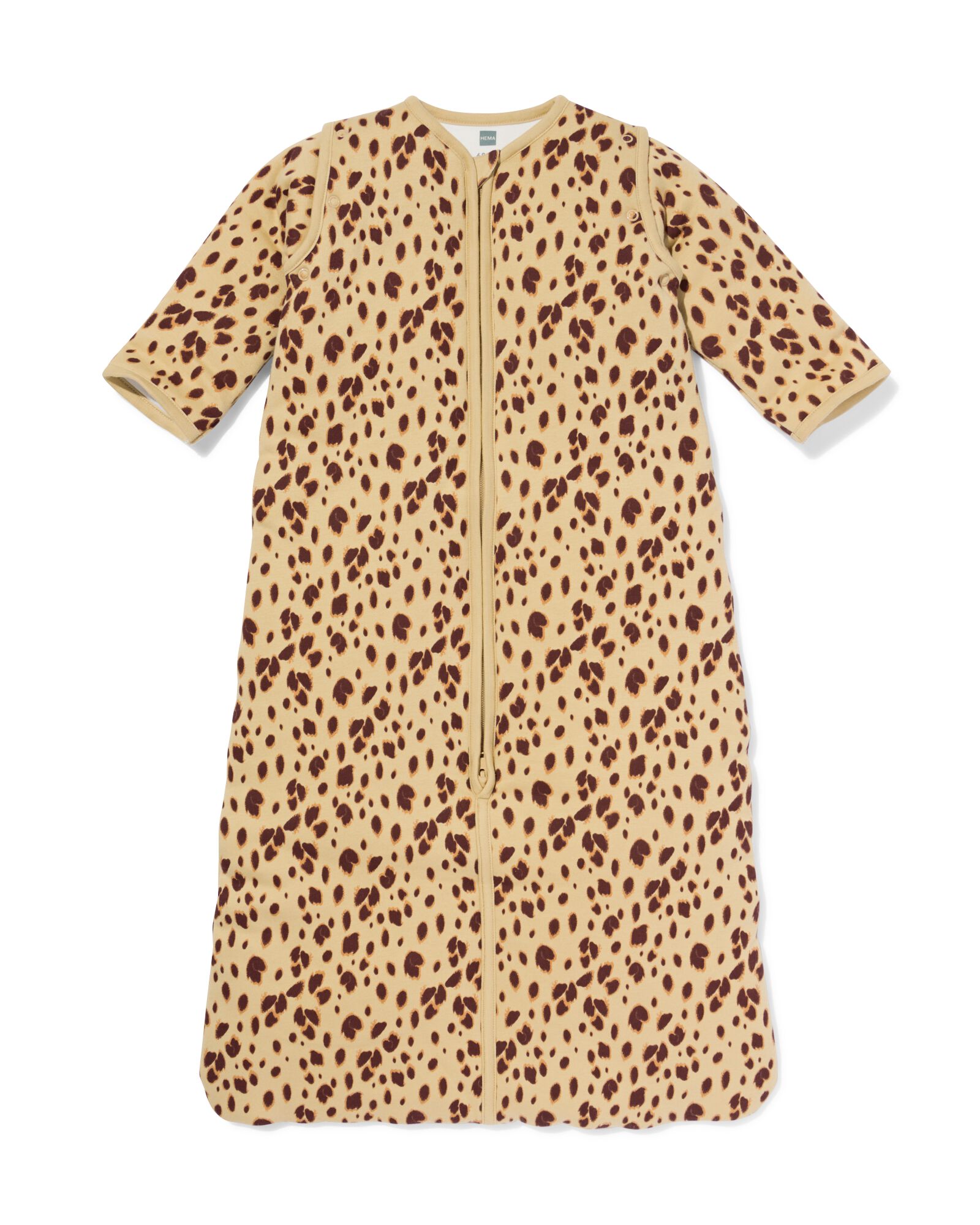 gigoteuse avec manches amovibles coton tog 3,0 l&eacute;opard marron marron - 33364550BROWN - HEMA